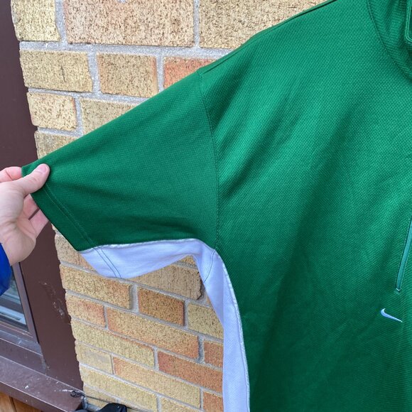 Vintage Nike Center Swoosh Michigan State Jersey T Shirt Green Large - Picture 4 of 16